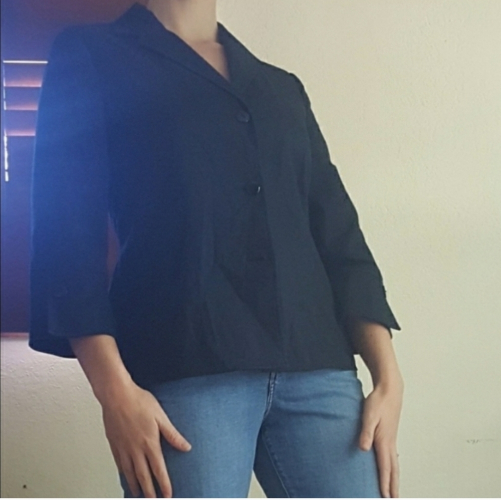 Peter Nygard Black Blazer Size 10